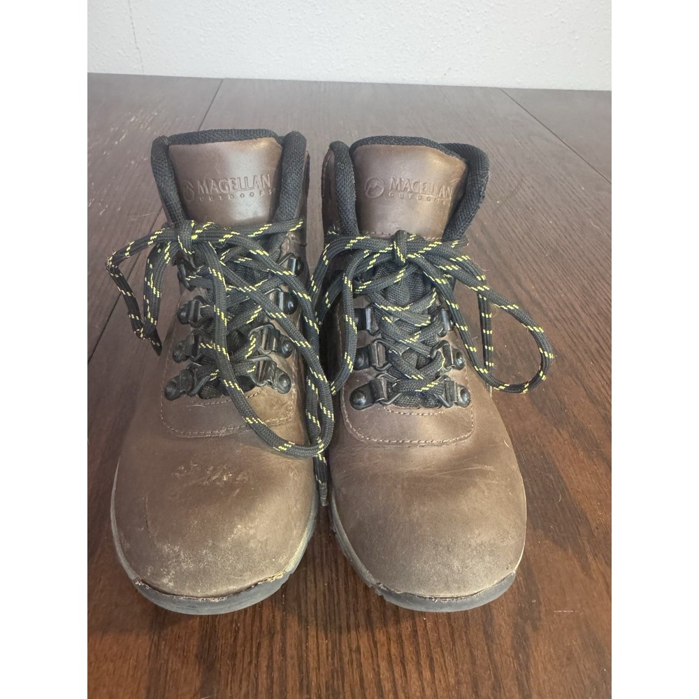 Magellan Outdoors Youth Kids Hiking Boots Brown Size 13. Gripping No Slip Sole